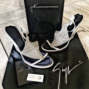 Giuseppe Zanotti Rhinestone Wedge Sandal